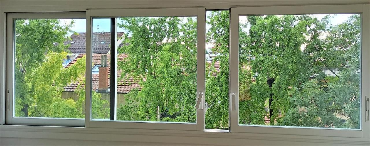 Magnifique Cocon - Metro A Republique - 2 Belles Chambres Avec Dressings - Wifi Gratuit - Netflix - Au Calme Absolu - Lumineux - Jardin Arbore Partage Dans La Residence فيليوربان المظهر الخارجي الصورة